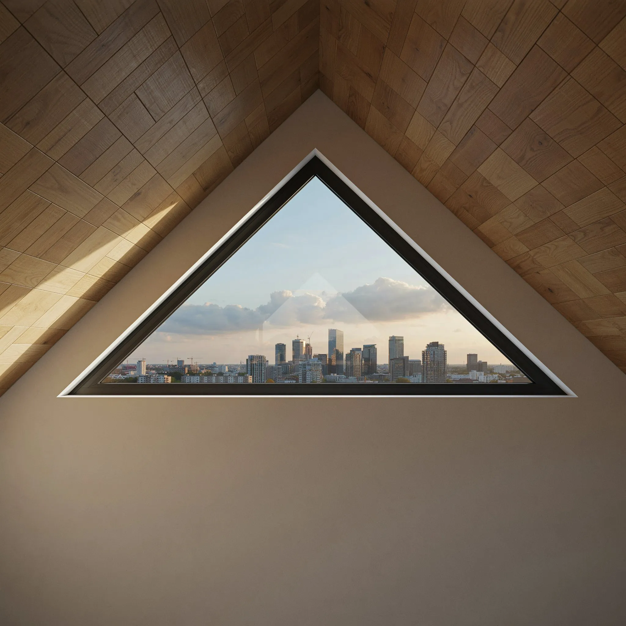 Ventana fija triangular