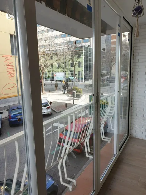 Puerta de aluminio corredera para terraza